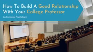 professor standing in front of large lecture hall of sitting students